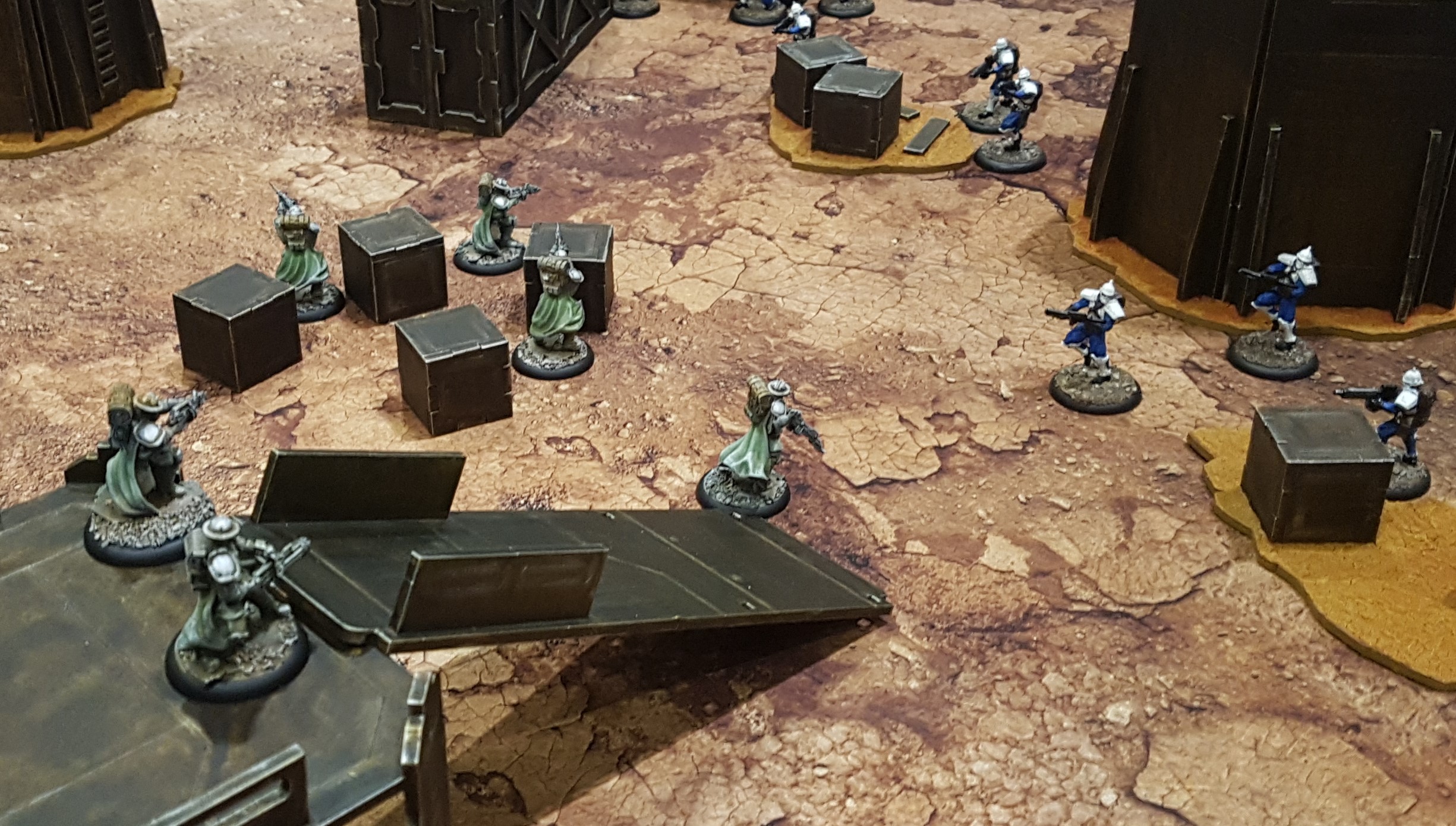 Battle Across The Badlands With PWork Wargames Mat OnTableTop Home