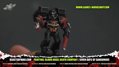 Painting: Blood Angel Death Company | Seven Days of Sanguinius