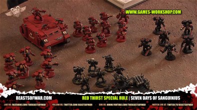 Red Thirst Special Rule | Seven Days of Sanguinius