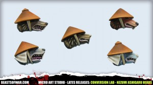 Micro Art Studio - Nezumi Ashigaru Heads