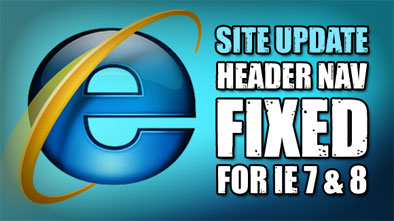 IE Header Problems Fixed