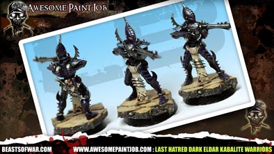 40K Last Hatred Dark Eldar Kabalite Warriors