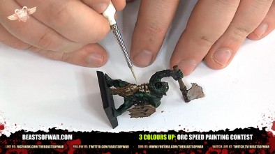 3 Colours Up: Orc Speed Painting Contest
