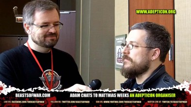 Adam chats to Matthias Weeks an AdeptiCon Organiser