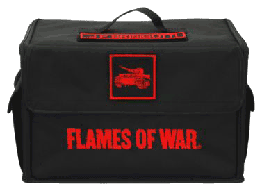 Flames of War Bag in Black