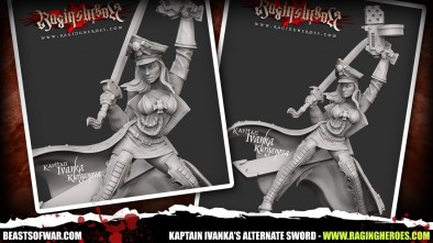 Kaptain Ivanka's Alternate Sword - www.ragingheroes.com