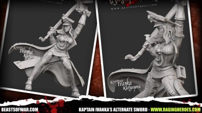 Kaptain Ivanka's Alternate Sword - www.ragingheroes.com