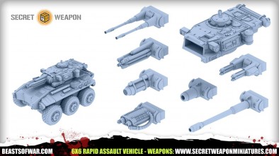 6x6 Rapid Assault Vehicle Weapons