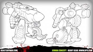 Heavy Gear Jerboa Concept