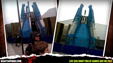 Life Size Drop Pod at Games Day UK 2011