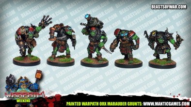 Painted Warpath Orx Marauders Grunts