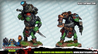 Painted Warpath Orx Marauders Grunts