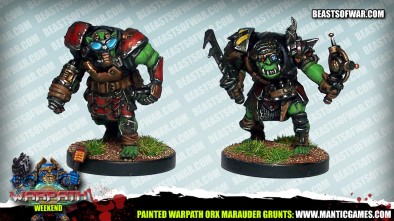 Painted Warpath Orx Marauders Grunts