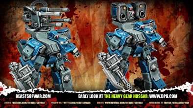 Early Look at the Heavy Gear Hussar 1