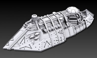 Darkness Class Cruiser Front