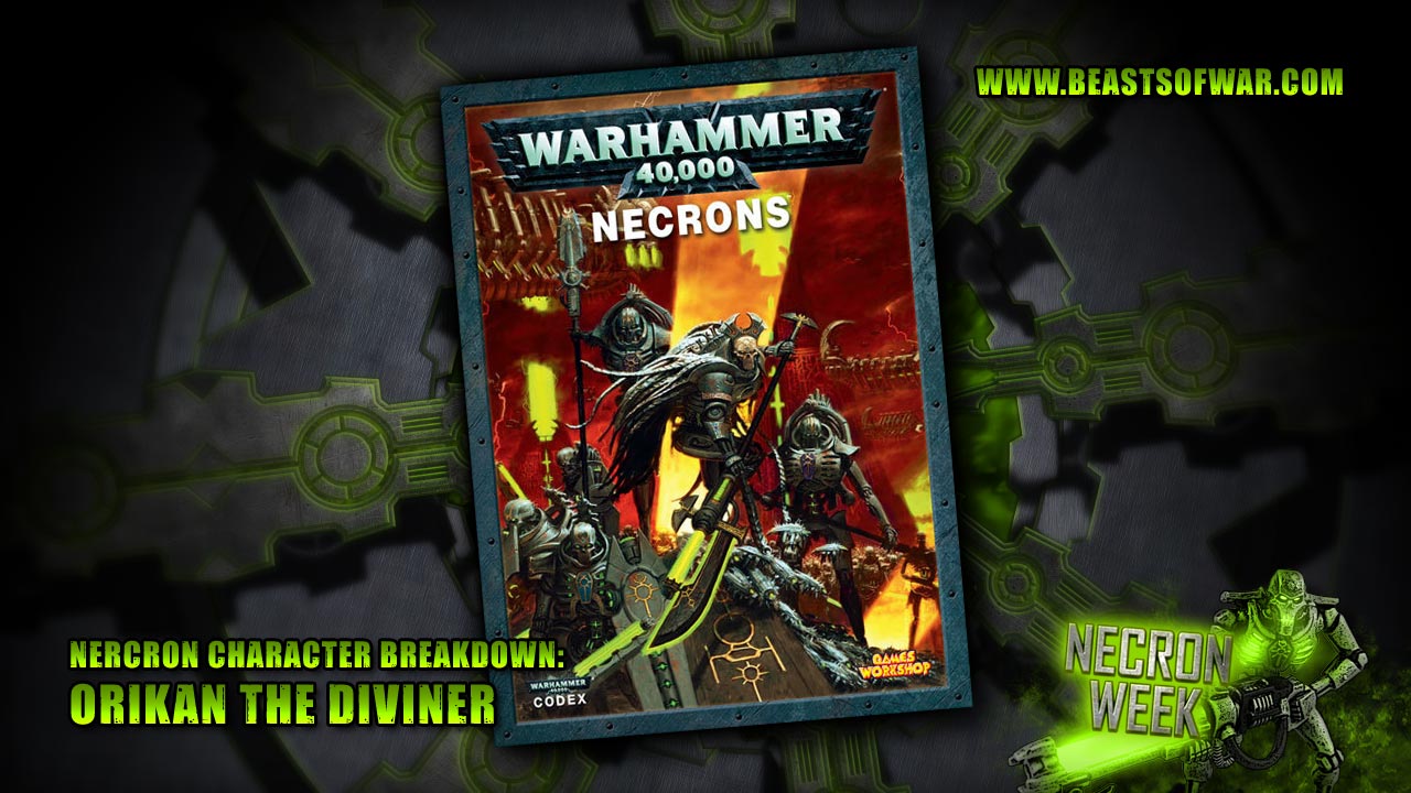 Warhammer 40K: Necrons - Orikan the Diviner, Tabletop Miniatures