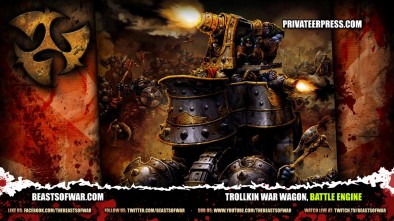 Trollkin War Wagon