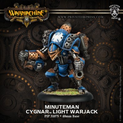 Minuteman Cygnar Light Warjack