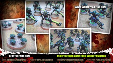 1500pt Necron Army from Worthy Painting 3
