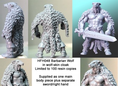 Barbarian Wolf in Wolf Skin