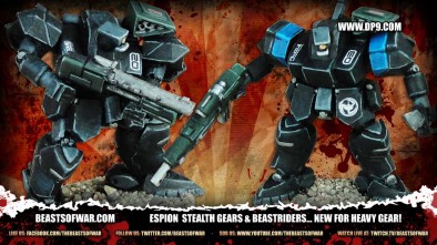 Espion Stealth Gears & Beastriders… New for Heavy Gear! 1