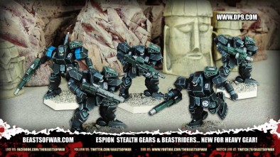  Espion Stealth Gears & Beastriders… New for Heavy Gear! 2