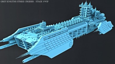 Grey Knight Strike Cruiser 2