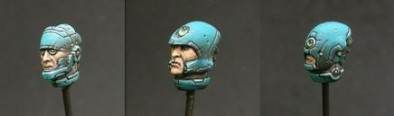 Observer Heads Painted #1