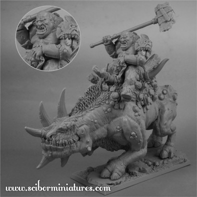 Ogre War Rhino Rider