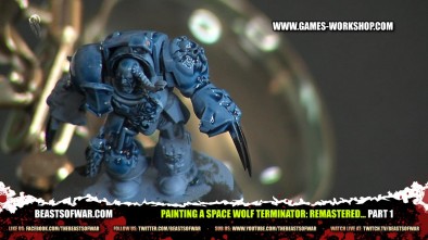 Painting a Space Wolf Terminator: Remastered... part 1