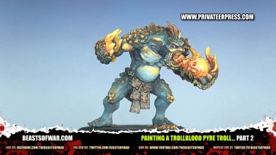 Painting a Trollblood Pyre Troll... Part 2