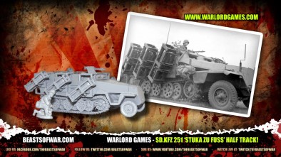 Warlord Games -  Sd.Kfz 251 ‘Stuka zu fuss’ half track!