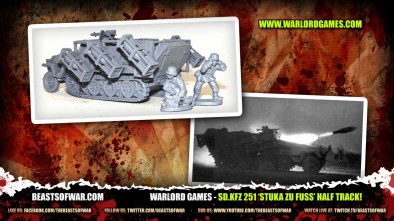 Warlord Games -  Sd.Kfz 251 ‘Stuka zu fuss’ half track!