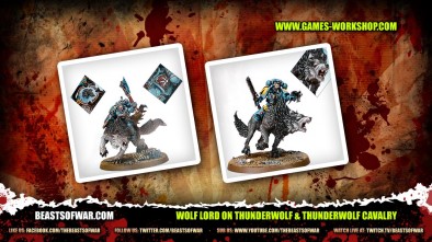 Wolf Lord on Thunderwolf & Thunderwolf Cavalry