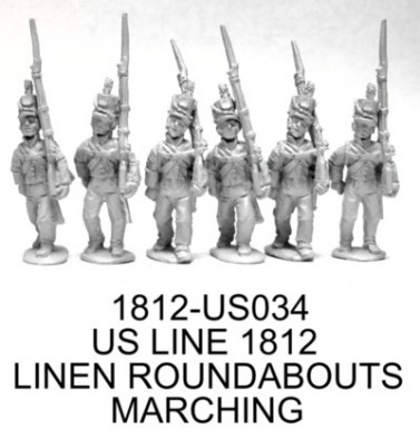 1812 US Line Infantry Roundabout Marching