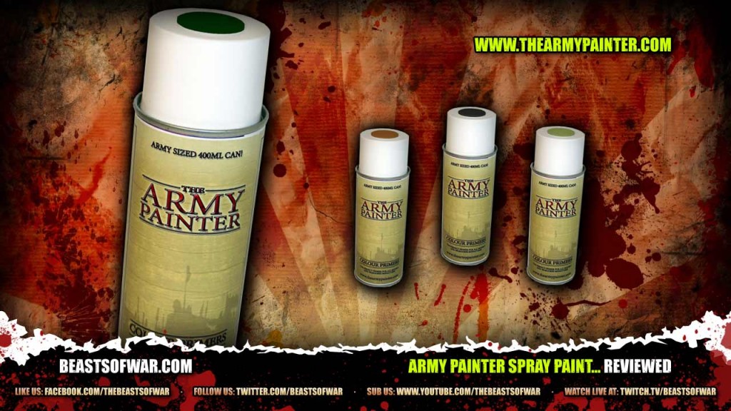Army Painter Spray Paint… Reviewed OnTableTop Home of Beasts of War