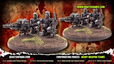 Corporation Forces - heavy weapon teams