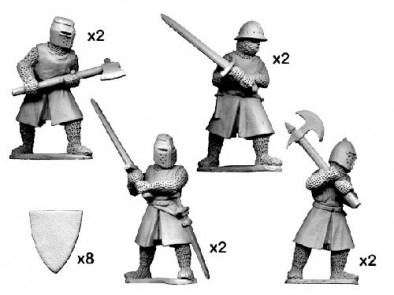 Crusader Miniatures - Knights with Big Weapons