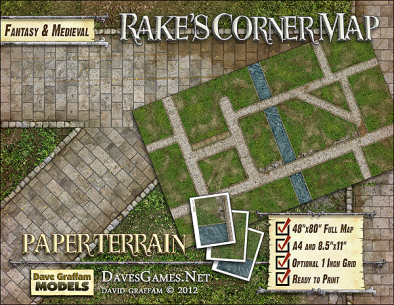 Dave Graffam - Rake's Corner Map