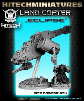 HiTech - Land Copter Eclipse Size Comparison