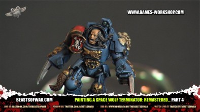 Painting a Space Wolf Terminator: Remastered... part 4