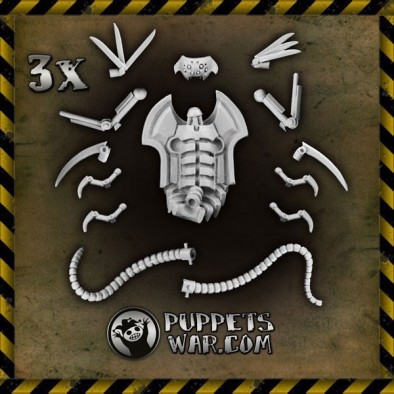 Puppets War - Cyber Arthopod Pieces