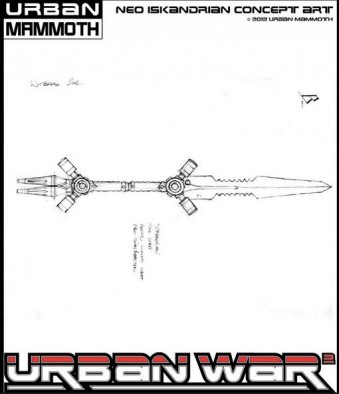 Urban War - Neo-Iskandrian Two Handed Power Sword