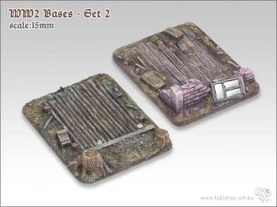 WWII 15mm Bases #2