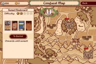 Warheads Medieval Tales Map Screen