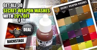 20 Percent Off Secret Weapon Washes