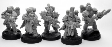 Bare Rifle Arms with Assorted Weapons