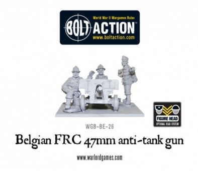 Belgian FRC 47mm Anti-Tank Gun (Front)