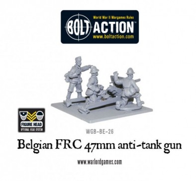 Belgian FRC 47mm Anti-Tank Gun (Rear)
