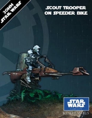 Knight Models - Scout Trooper on Speeder